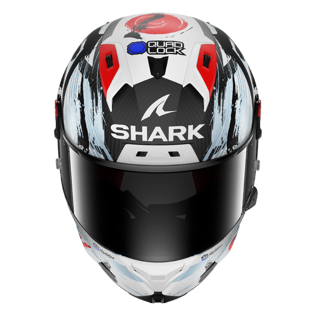 Shark Aeron GP FIM 2 Johann Zarco Suzuka 2026 Replica matt DWK HE4106 — Frontansicht