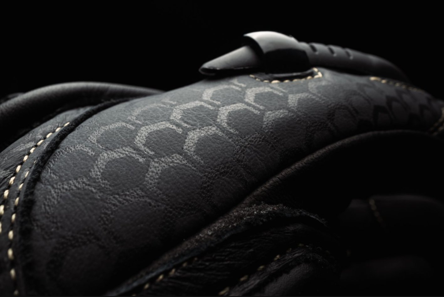 Knox Handroid MK5 guanti da corsa in pelle | Uomo | Nero | 11769404100 
