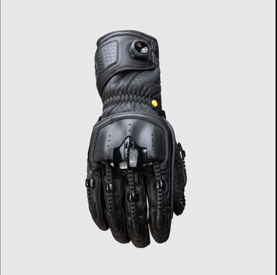 Knox Handroid MK5 guanti da corsa in pelle | Uomo | Nero | 11769404100 