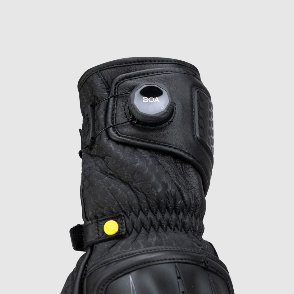 Knox Handroid MK5 guanti da corsa in pelle | Uomo | Nero | 11769404100 