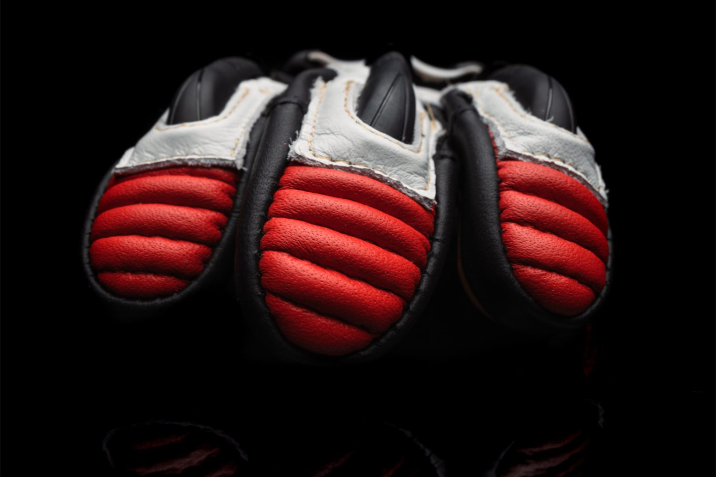 Knox Handroid MK5 Guanti da Corsa in Pelle | Uomo | Rosso | 11769404105 