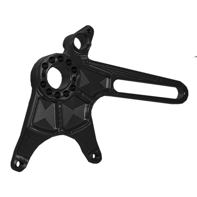 Supporto per pinza freno posteriore 84mm – Sistema a cambio rapido Hesterberg-Cad/Cam Aprilia RSV4/RR/1100 Factory (21-26) 
