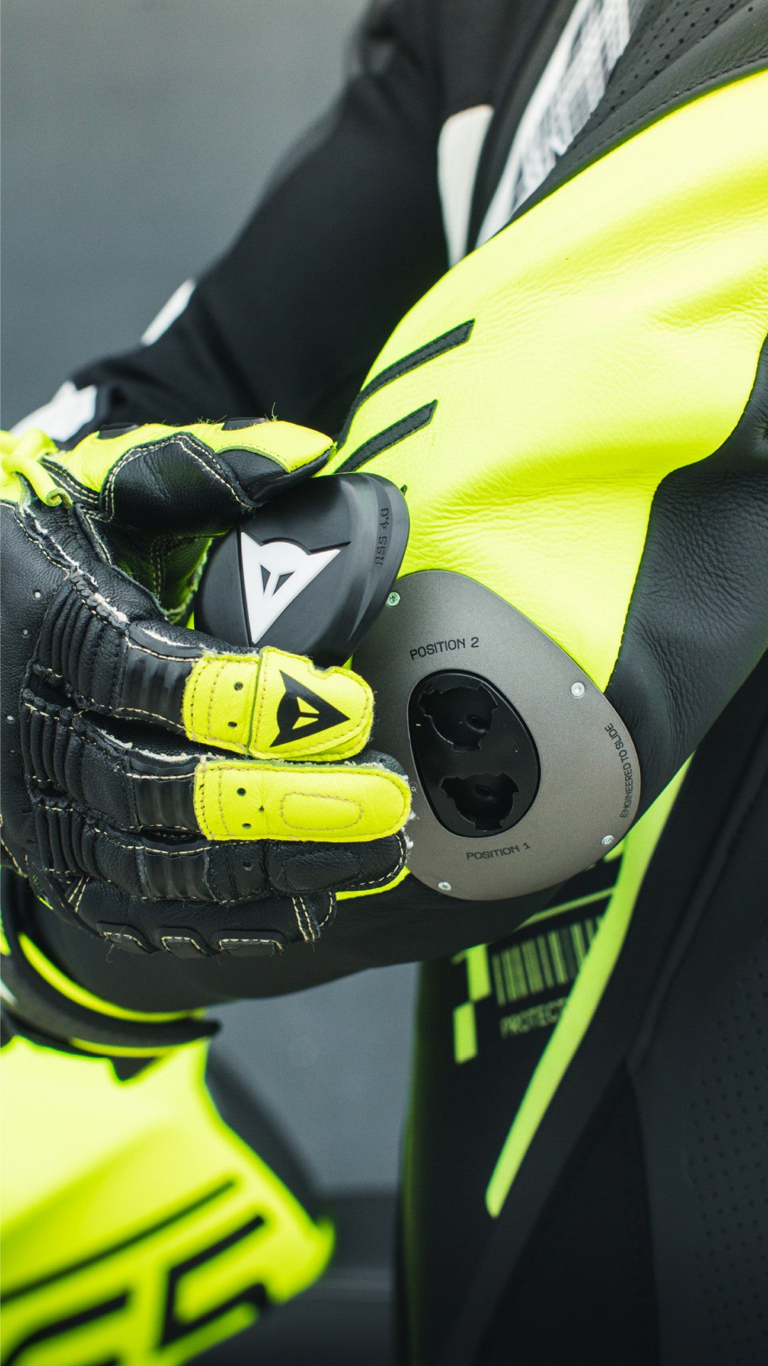 Audax D-ZIP DAINESE D-ZIP MOTURA COMBINAZIONE COMBINAZIONE COMBINAZIONE COMBINAZIONE | Uomini | Giallo nero/neon