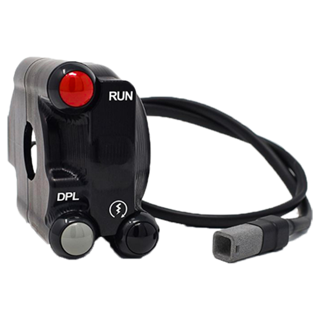 Alloggiamento per impugnatura a gas con interruttore del manubrio Jetprime Ducati Panigale V4/S (18-24) JP ACC 020