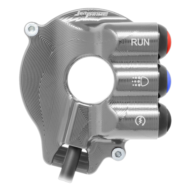 Gasgriffgehäuse mit integriertem Lenkerschalter JetPrime Aprilia RSV4 / RSV4 RR (17-20) JP CO AP009RV