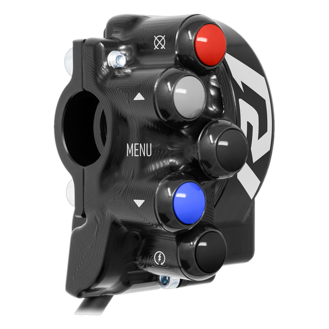 Gasgriffgehäuse mit integriertem Lenkerschalter JetPrime Yamaha YZF-R1M (20-24) JP CO YA033