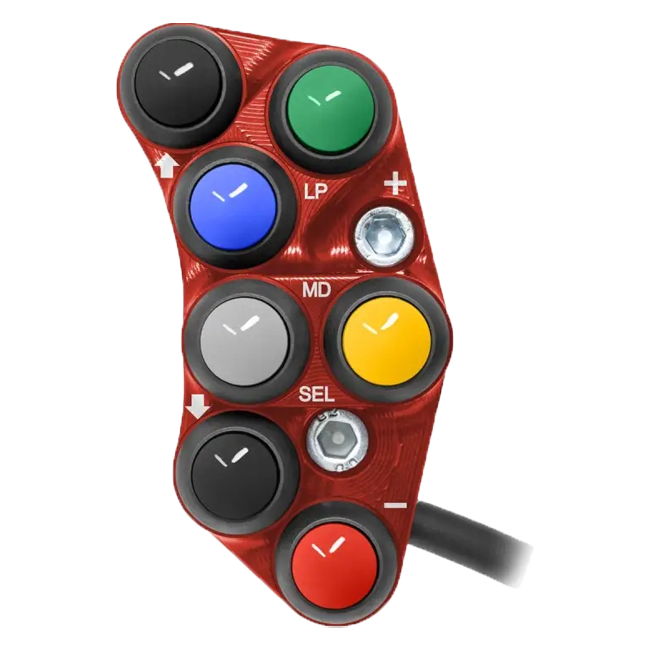 Interruttore manubrio Race sinistro JetPrime Ducati Panigale V4/S/R (18-24) JP PSR DU020 