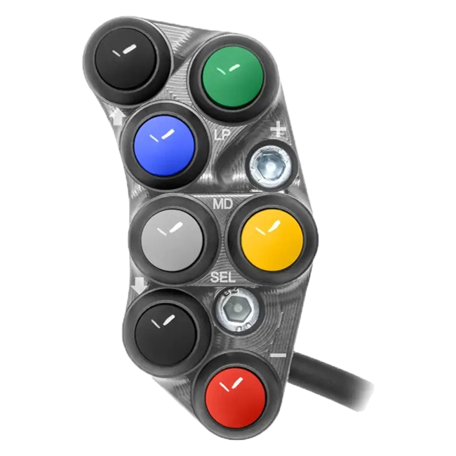 Interruttore manubrio Race sinistro JetPrime Ducati Panigale V4/S/R (18-24) JP PSR DU020 