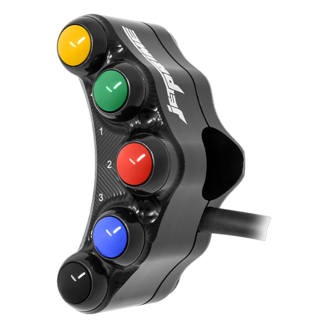 Lenkerschalter Superbike links JetPrime Ducati Panigale V4 R (19-24) JP SPS 020M – für MoTeC-Dashboard
