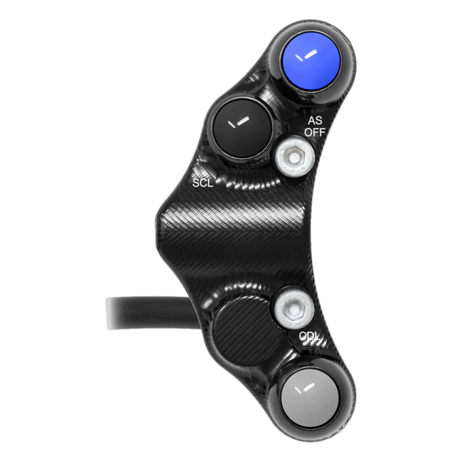 Lenkerschalter Superbike links JetPrime Ducati Panigale V4 R (19-24) JP SPS 020R – für Magneti-Marelli-Dashboard