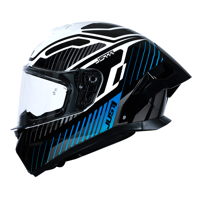 Casco Just1 J-STR Tactical Blu / Bianco Lucido 6030390112003 