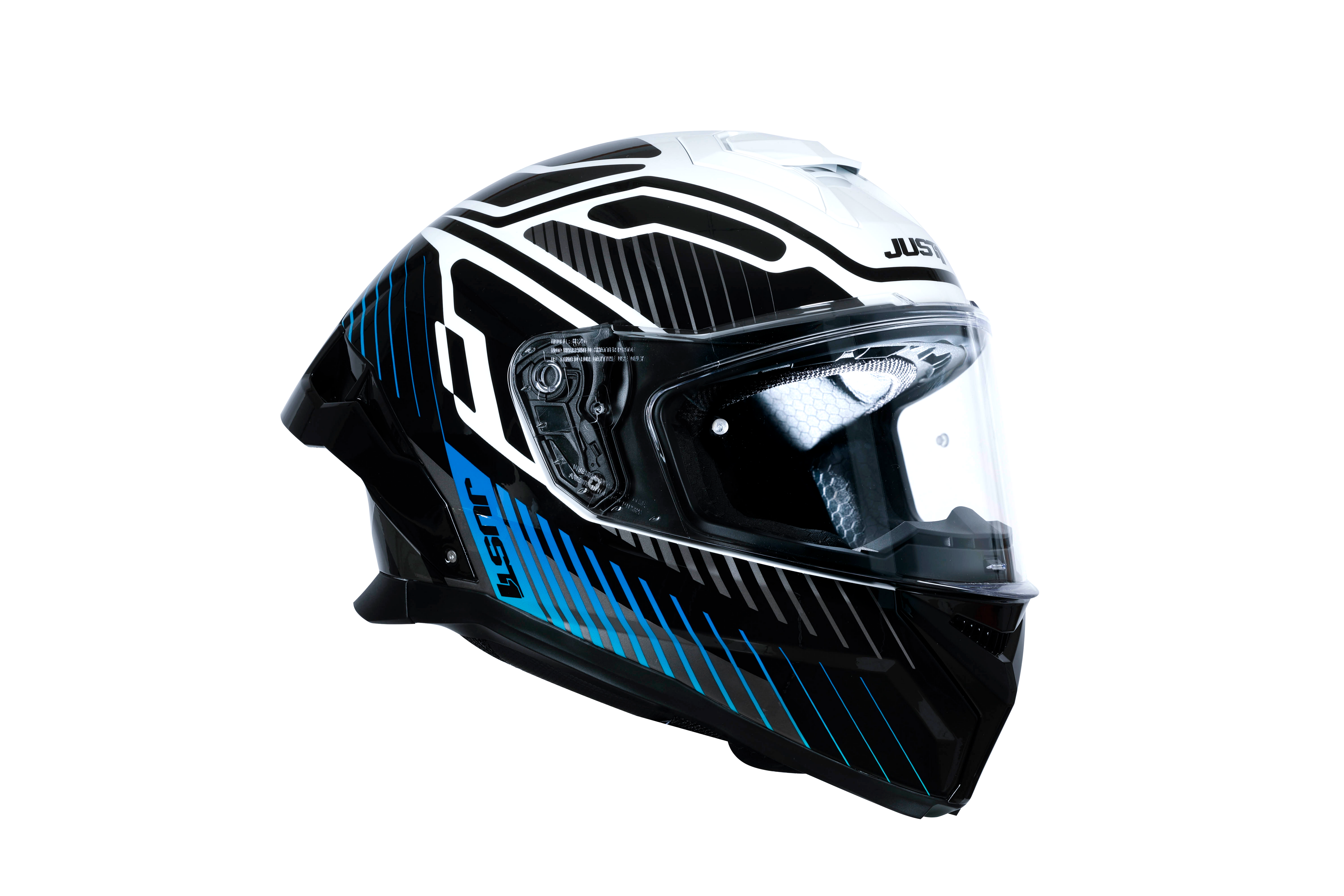 Casco Just1 J-STR Tactical Blu / Bianco Lucido 6030390112003 