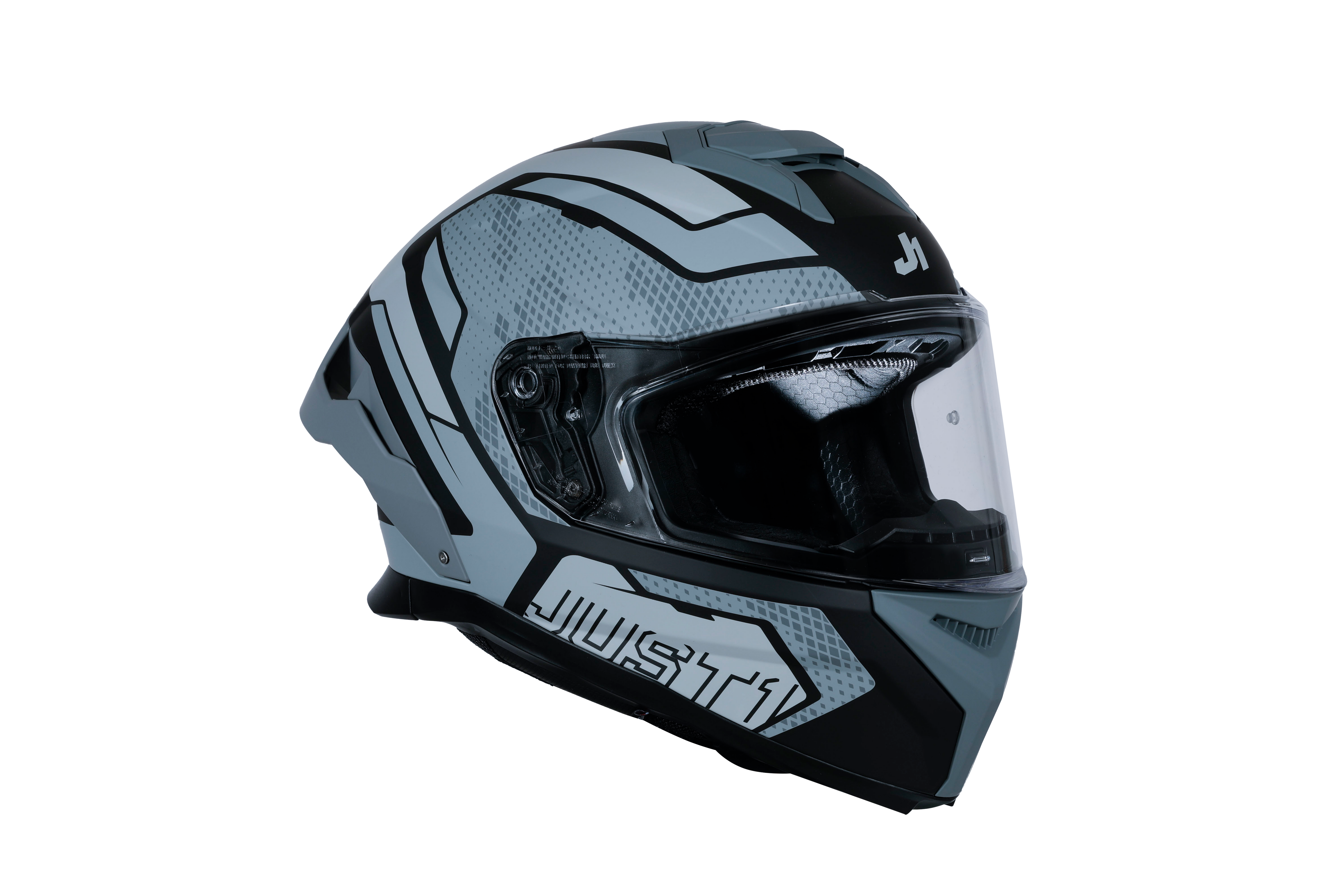 Casco Just1 J-STR Union Grigio / Nero Opaco 6030390201001 