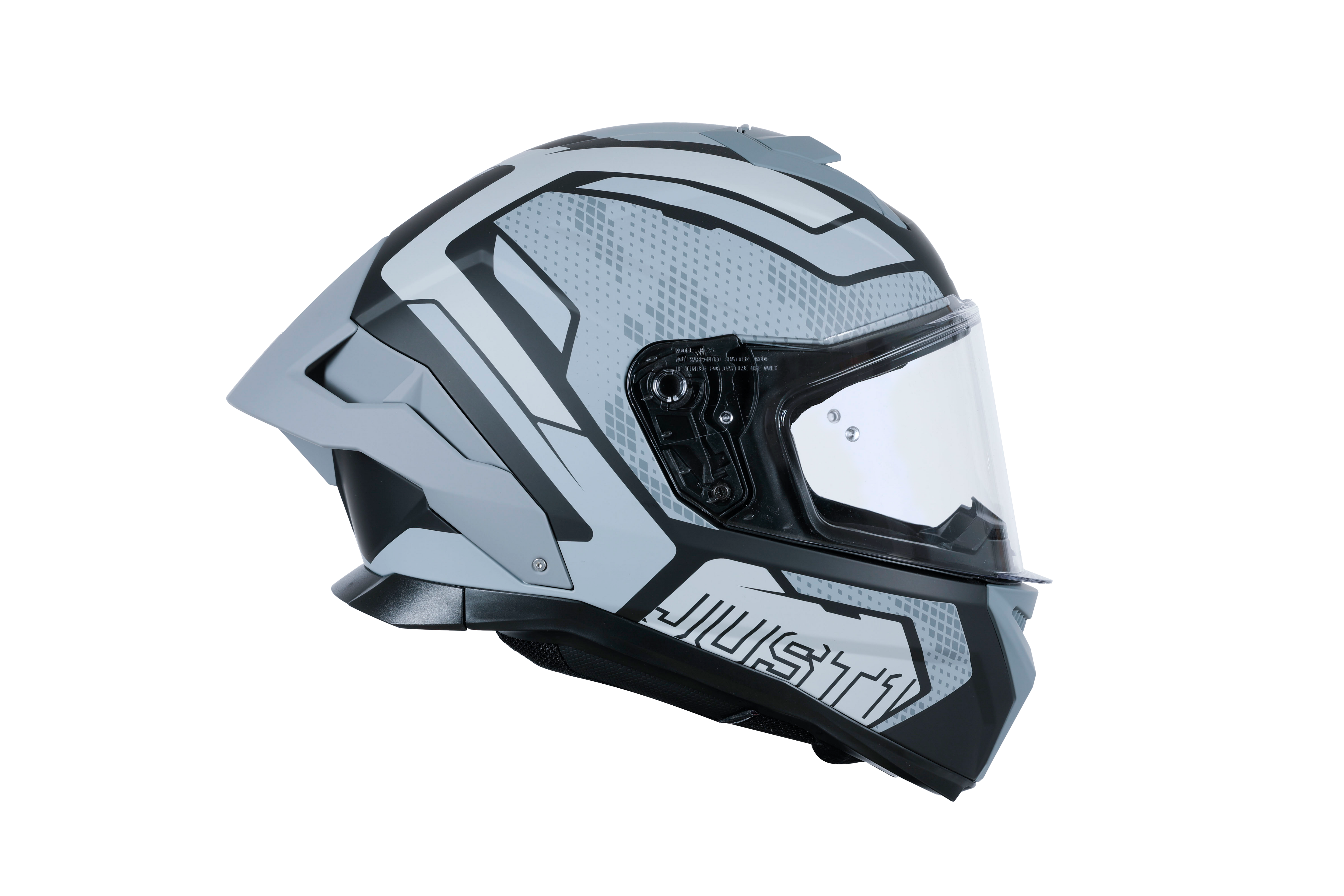 Casco Just1 J-STR Union Grigio / Nero Opaco 6030390201001 
