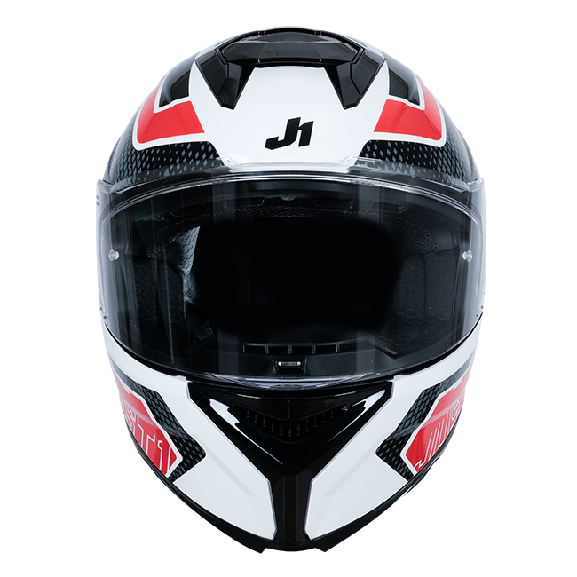 Just1 J-STR Casco Union Rosso / Bianco Lucido 6030390171001 