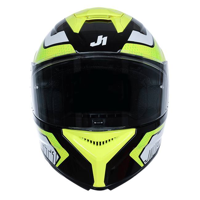 Just1 J-STR casco Unione Neon Giallo / Nero Lucido 6030390191001 