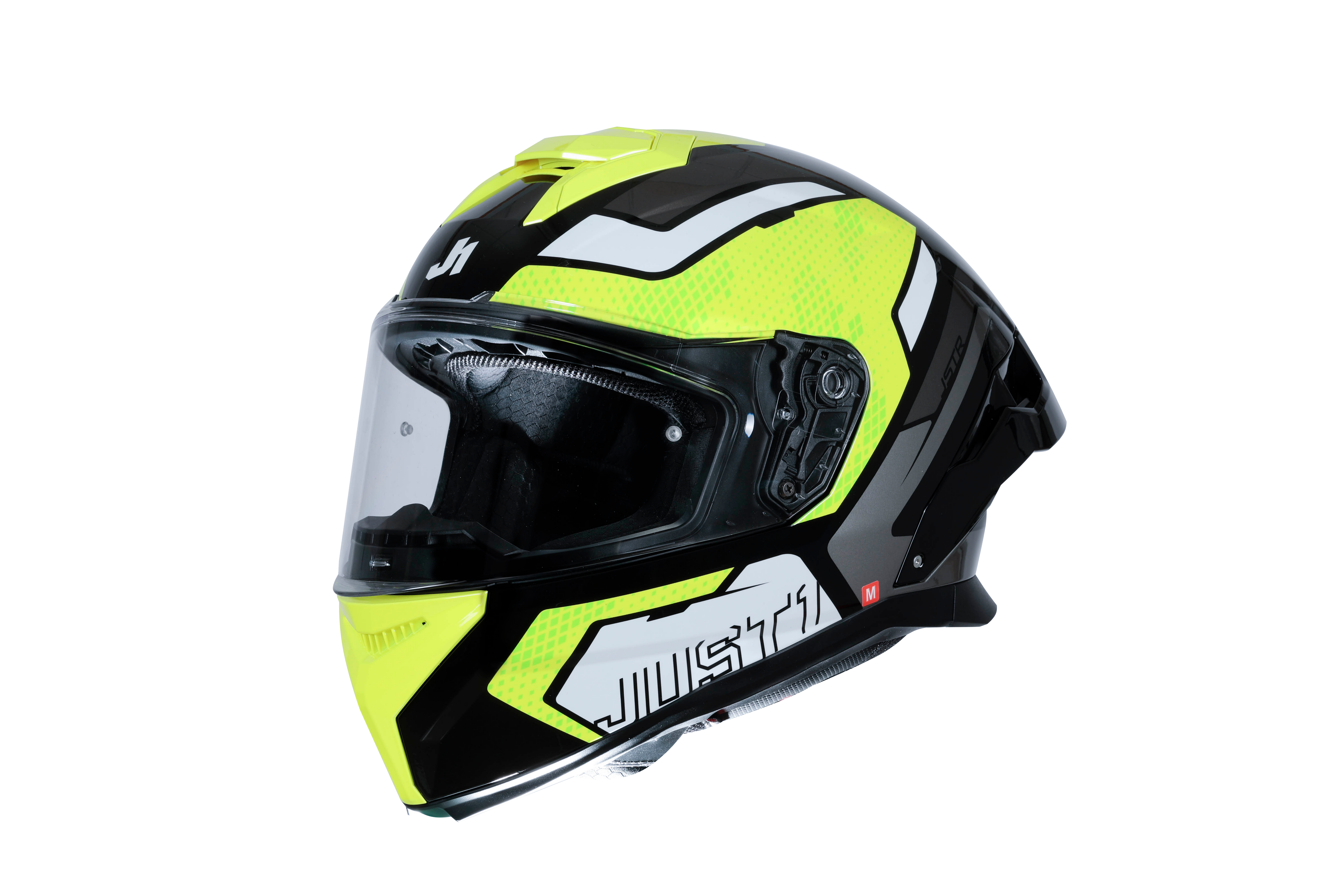 Just1 J-STR casco Unione Neon Giallo / Nero Lucido 6030390191001 