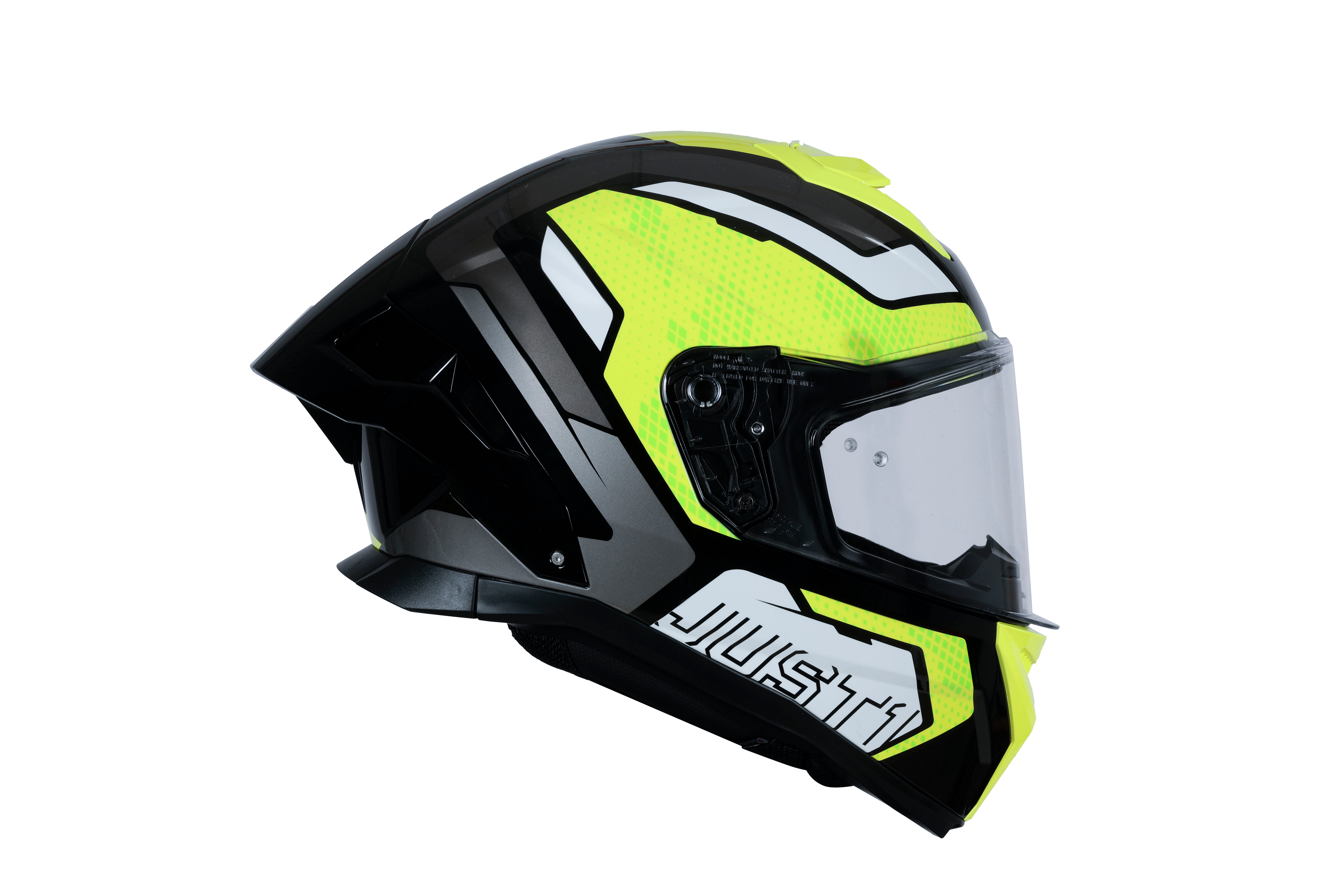 Just1 J-STR casco Unione Neon Giallo / Nero Lucido 6030390191001 