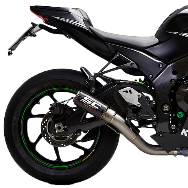 SC-project slip-on CR-T + Kawsap Pipe Kawasaki ZX-10 R/RR (16-20) K22A-DET36