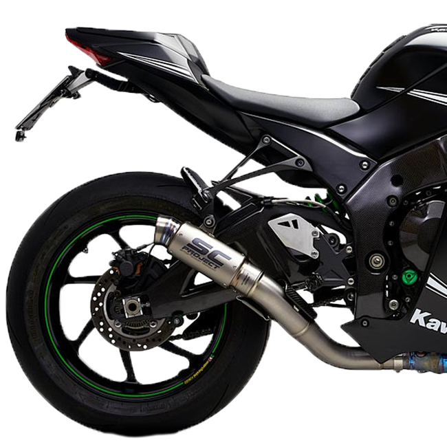 SC-project slip-on gp70-r + tubo di sostituzione Cat Kawasaki ZX-10 R/RR (16-20) K22A-Det70