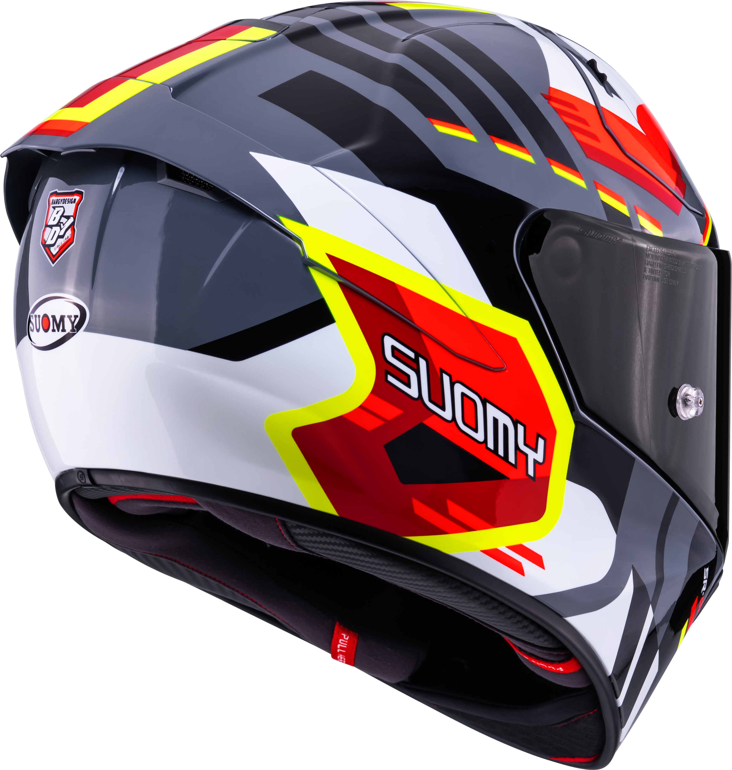 Casco Suomy SR-GP Evo Infrared Bianco/Nero/Rosso K6S20024 