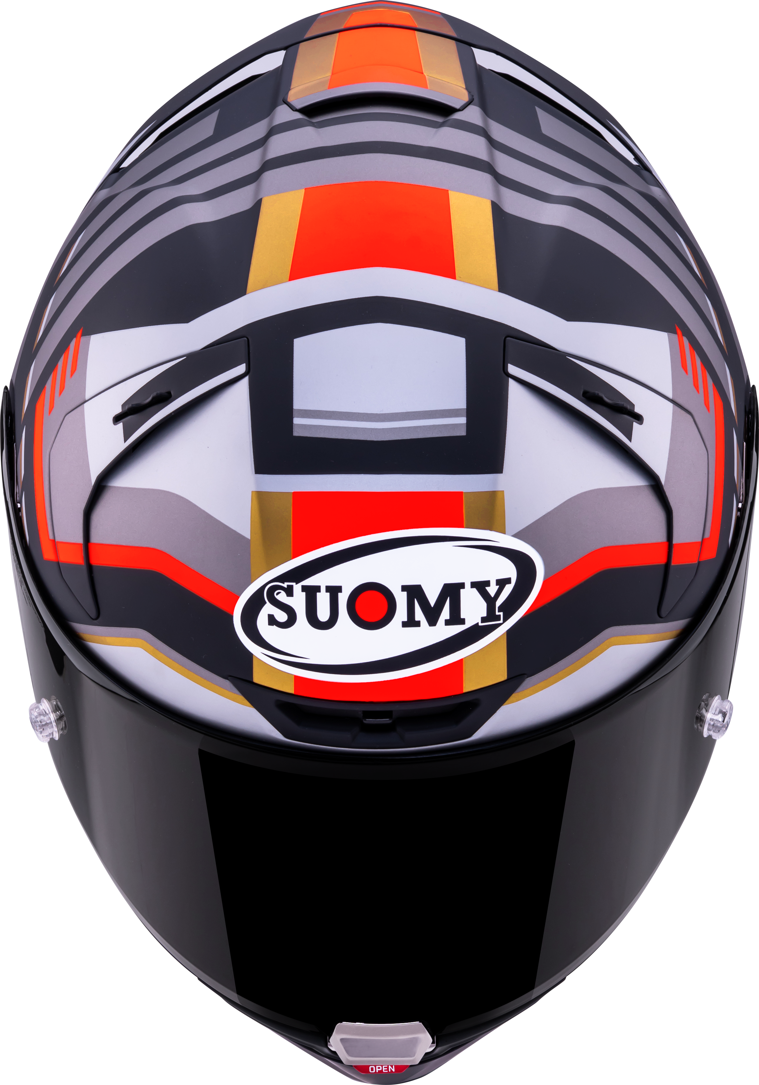 Casco Suomy SR-GP Evo Infrared Opaco Grigio/Rosso/Nero K6S20025 