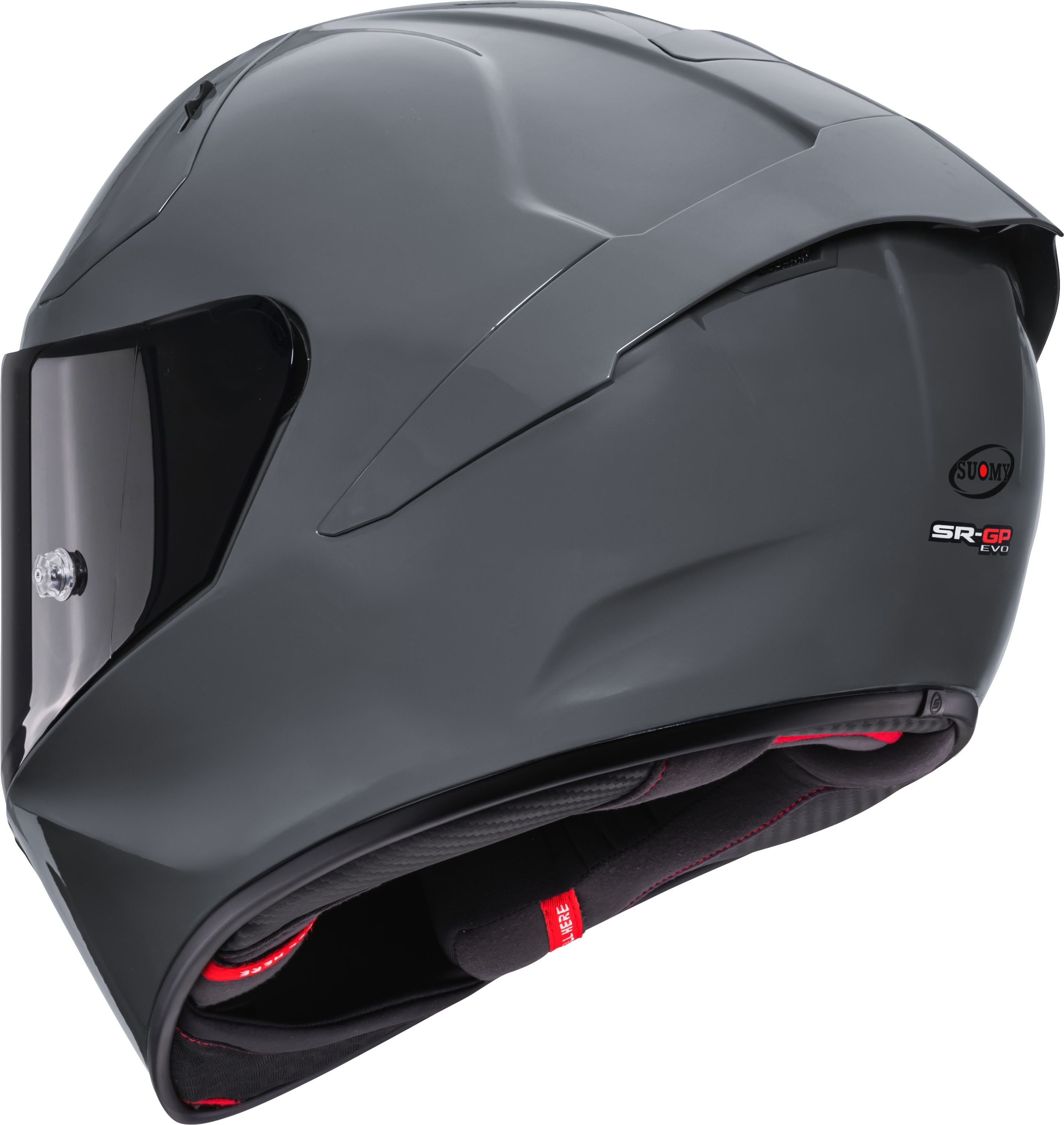 Casco Suomy SR-GP Evo Plain Grigio K6S200W1 