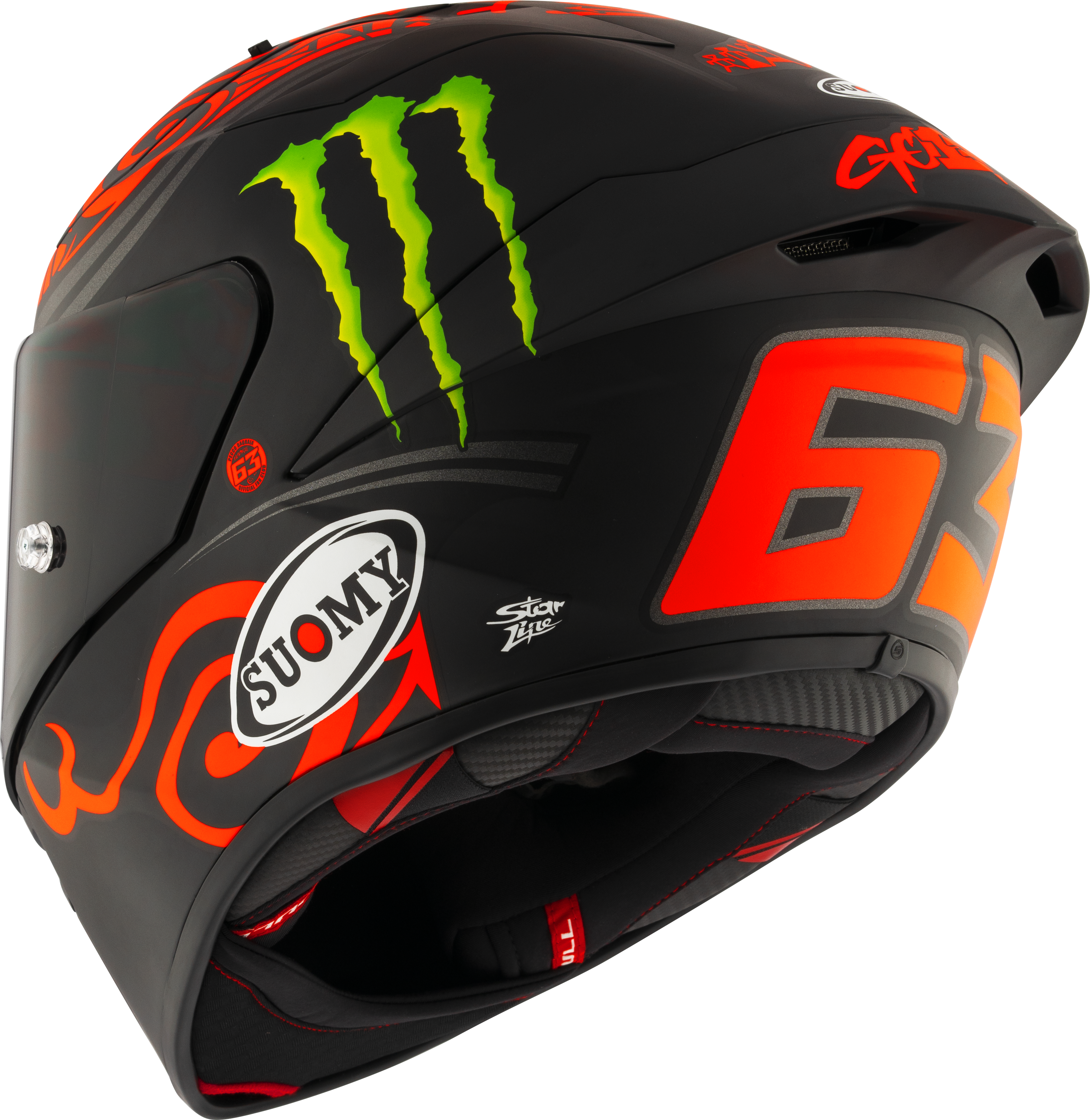 SUOMY S1-XR GP Helm Francesco Peccone Bagnaia Monster Replica 2024 K6SX0013