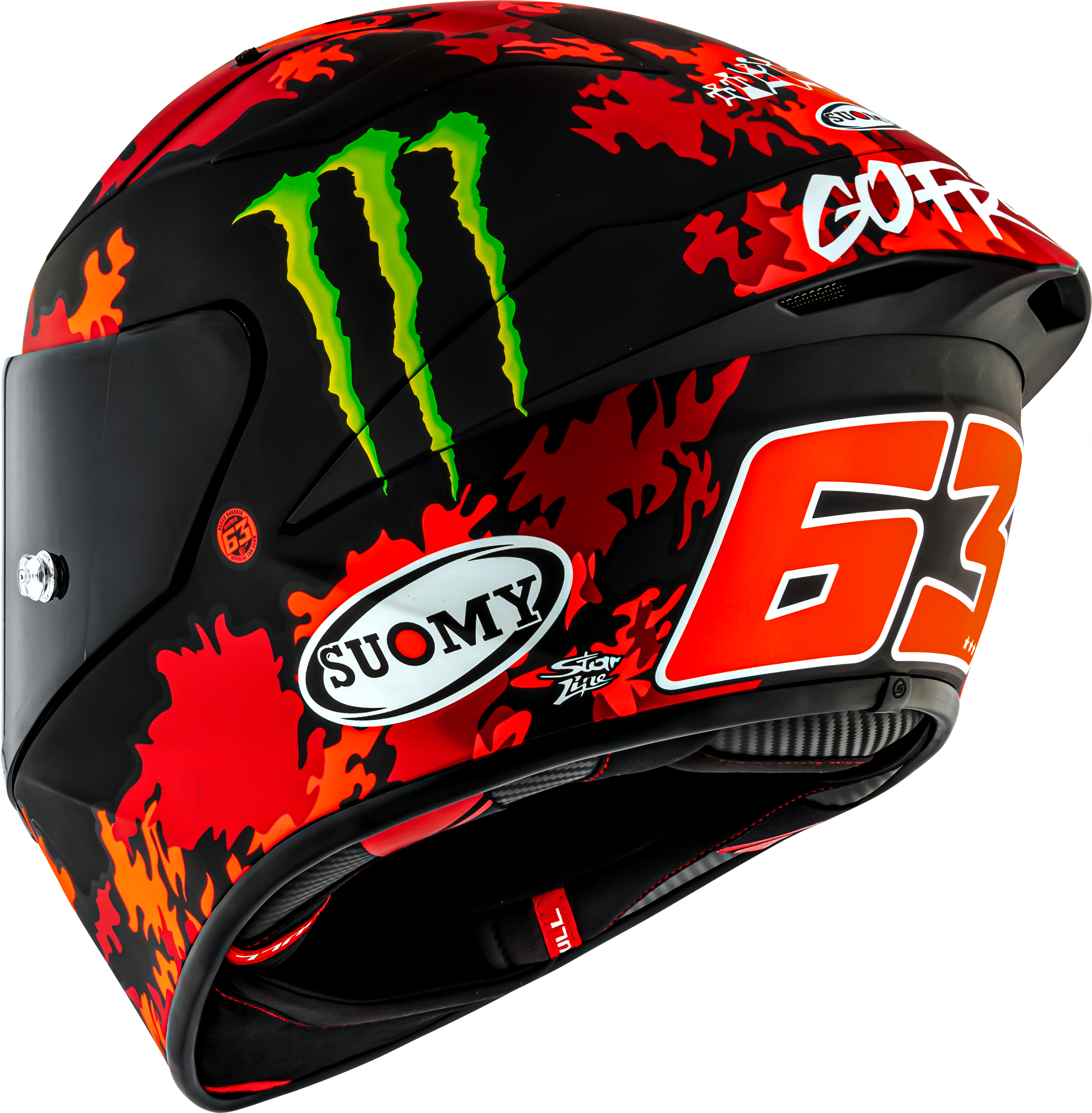 Casco Suomy S1-XR GP Francesco Pecco Bagnaia Monster Replica 2025 K6SX0017 