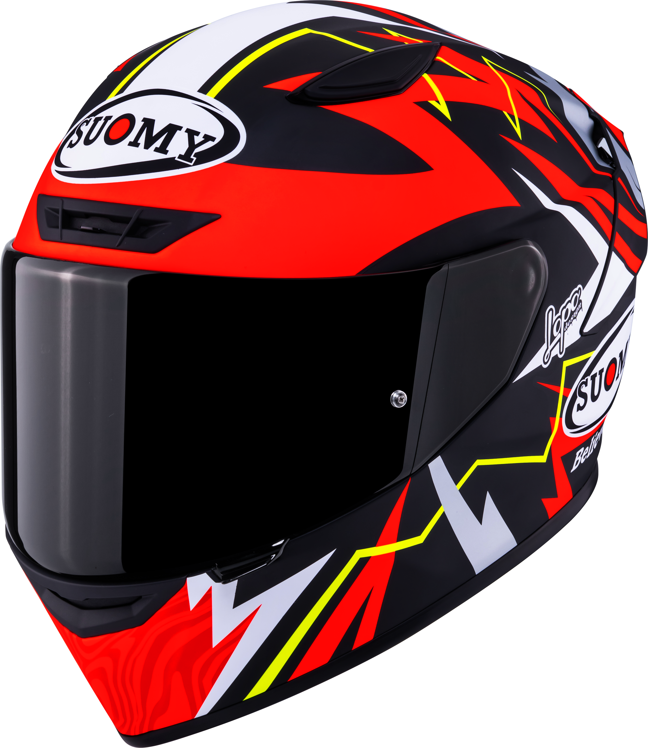 Suomy Track-1 Casco Matt Rosso Replica di Sam Lowes 2025 K6T10020 