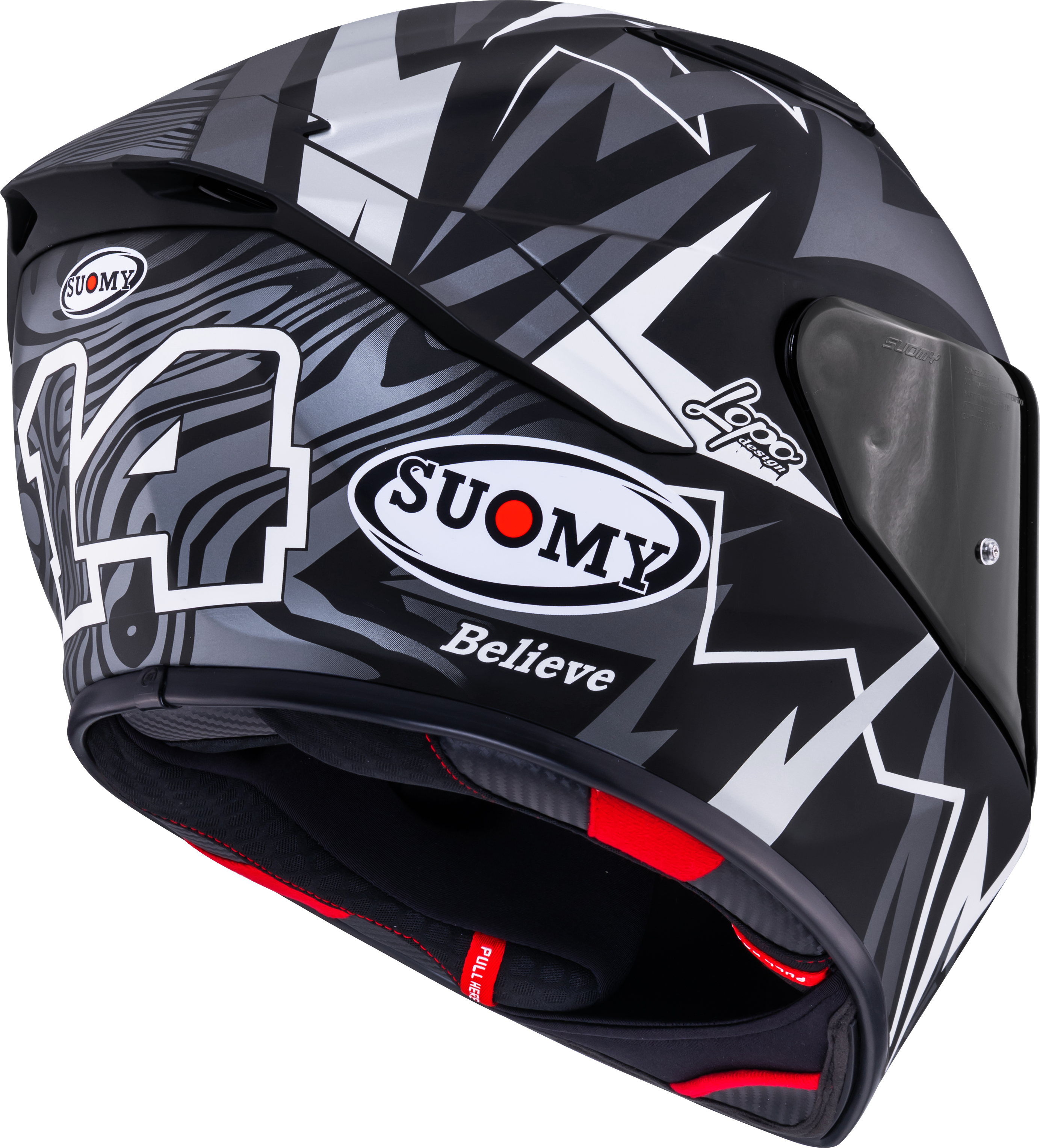 Suomy Track-1 Casco Matt Sam Lowes Replica Edizione Invernale 2025 K6T10021 