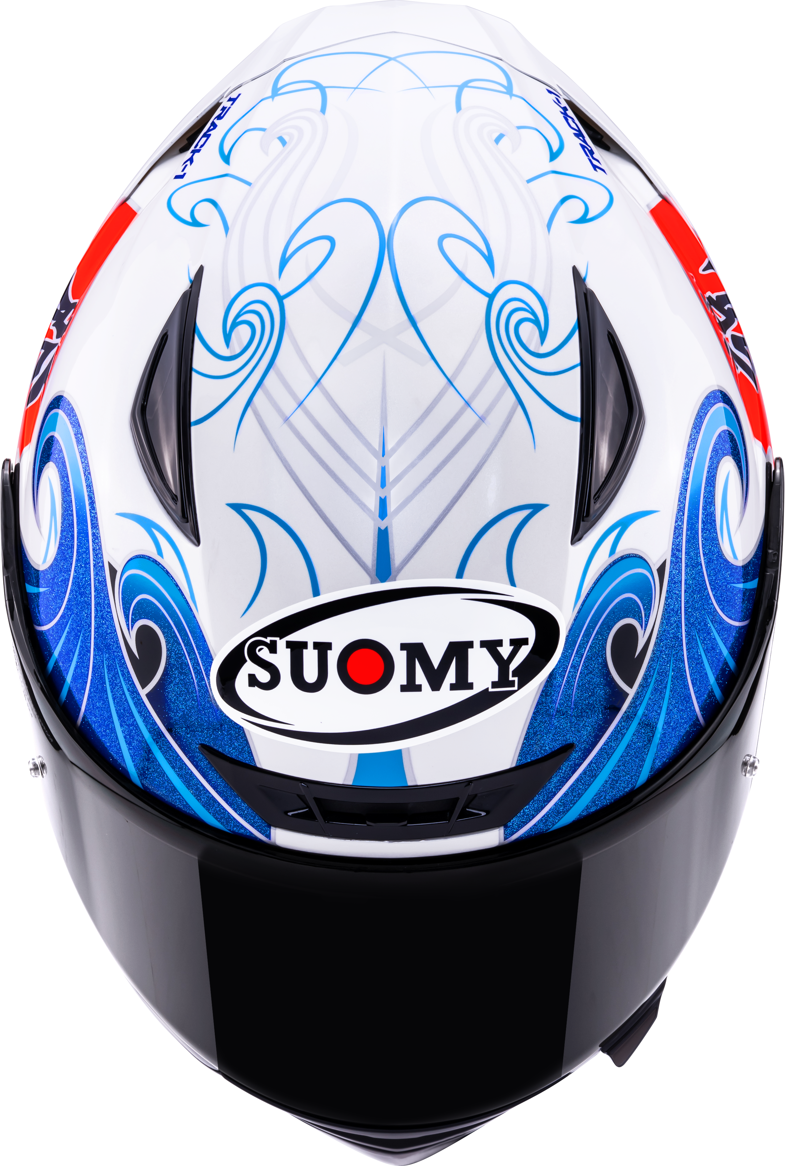 Casco Suomy Track-1 Waves Bianco K6T10025 
