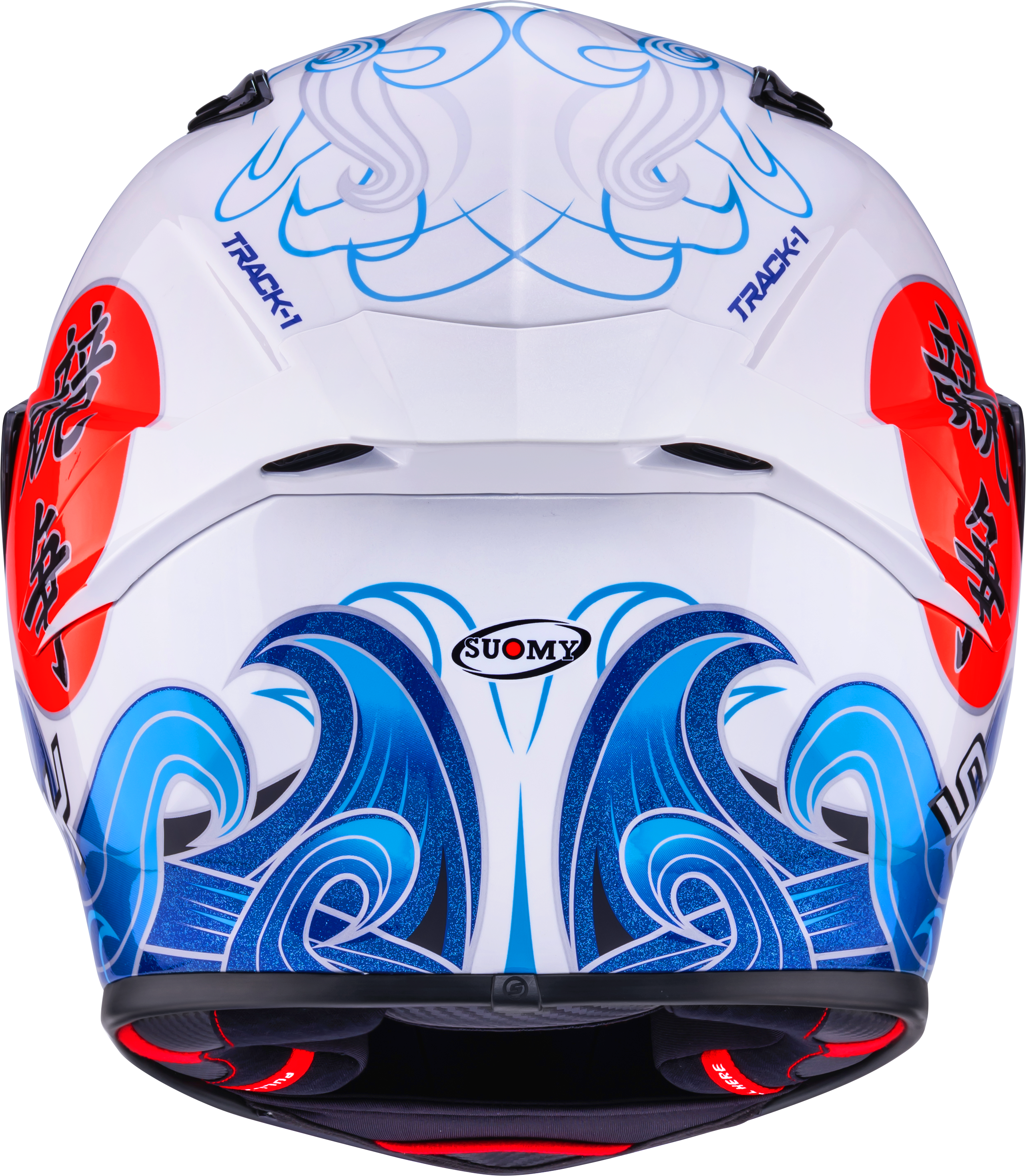 Casco Suomy Track-1 Waves Bianco K6T10025 