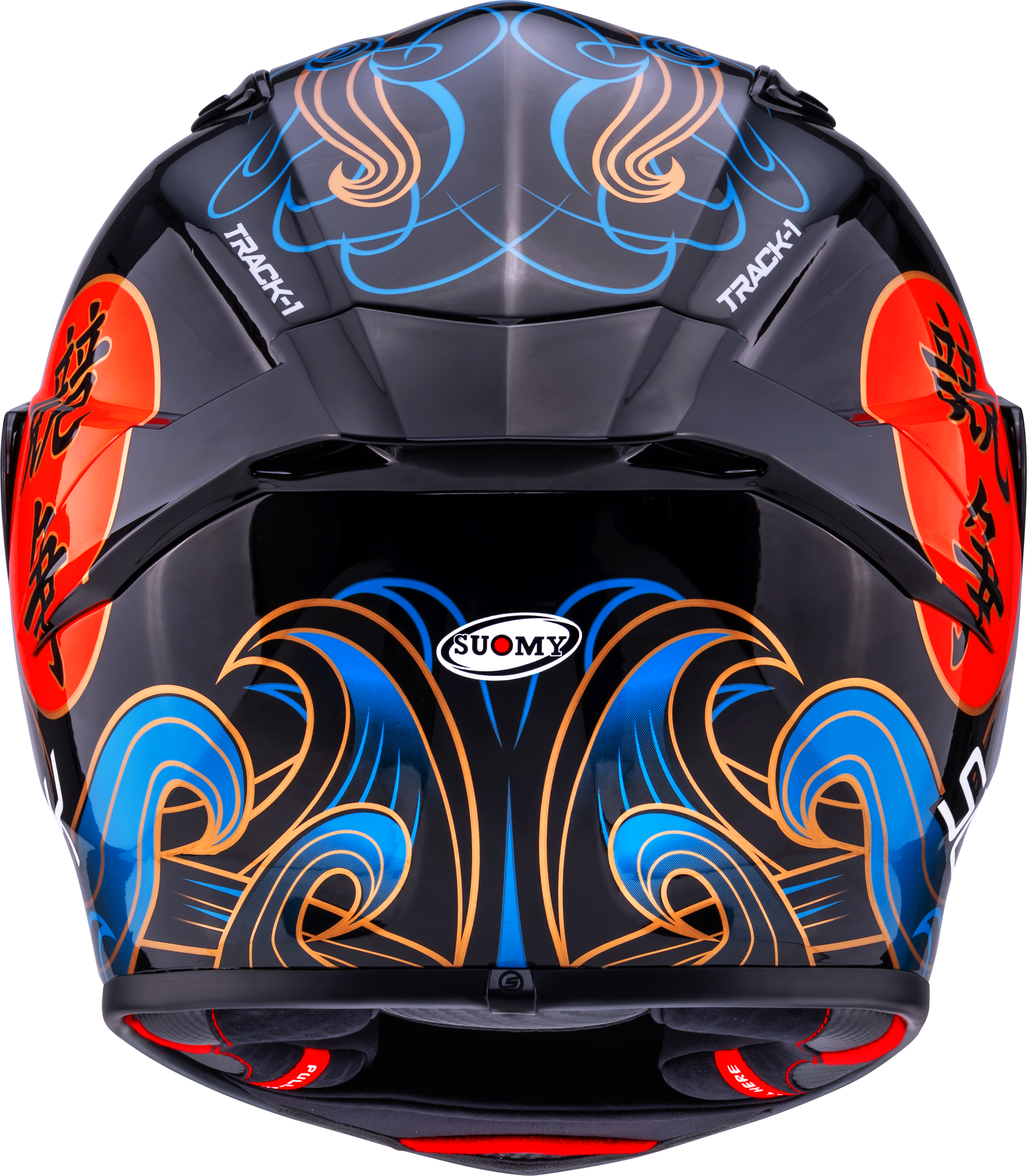 Casco Suomy Track-1 Helm Waves Nero K6T10026 