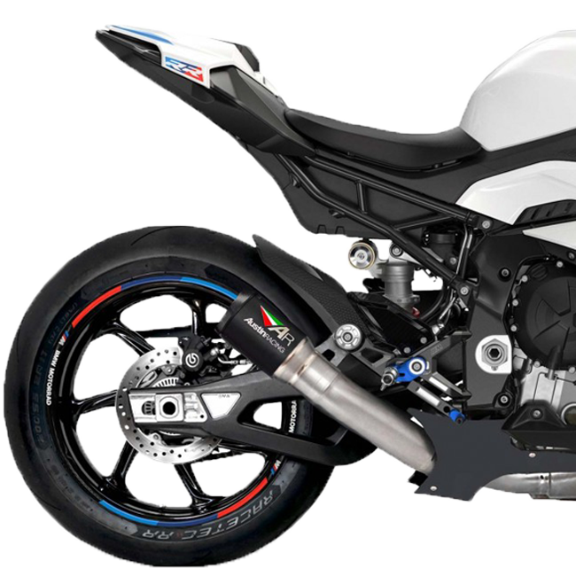 Austin Racing Slip-on (GP1R/GP2R/V3) + tubo di sostituzione del gatto BMW S1000RR K67 (19-25)