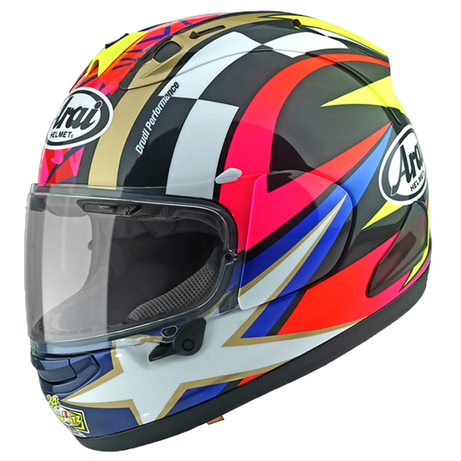ARAI RX-7V EVO Helm Kevin Schwantz 30 Replica 137-0315