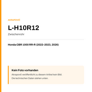 Akrapovic Zwischenrohr Honda CBR 1000 RR-R (22-26) L-H10R12 — Platzhalter, kein Herstellerfoto verfügbar