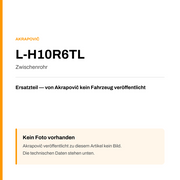Akrapovic Zwischenrohr L-H10R6TL — Platzhalter, kein Herstellerfoto verfügbar