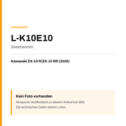 Akrapovic Zwischenrohr Kawasaki ZX-10 R / ZX-10 RR (26-26) L-K10E10 — Platzhalter, kein Herstellerfoto verfügbar