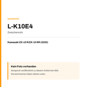 Akrapovic Zwischenrohr Kawasaki ZX-10 R / ZX-10 RR (20-20) L-K10E4 — Platzhalter, kein Herstellerfoto verfügbar