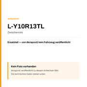 Akrapovic Zwischenrohr L-Y10R13TL — Platzhalter, kein Herstellerfoto verfügbar
