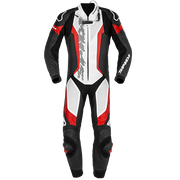 Spidi Laser Pro tuta intera Tuta in pelle – Tuta da corsa perforata | Uomo | Rosso | Y154014 