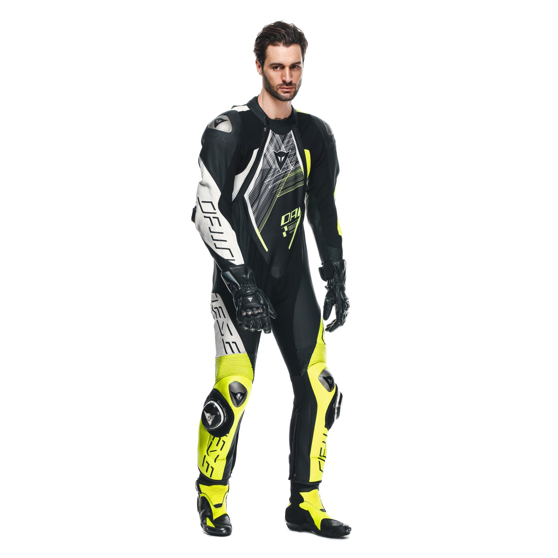 Audax D-ZIP DAINESE D-ZIP MOTURA COMBINAZIONE COMBINAZIONE COMBINAZIONE COMBINAZIONE | Uomini | Giallo nero/neon