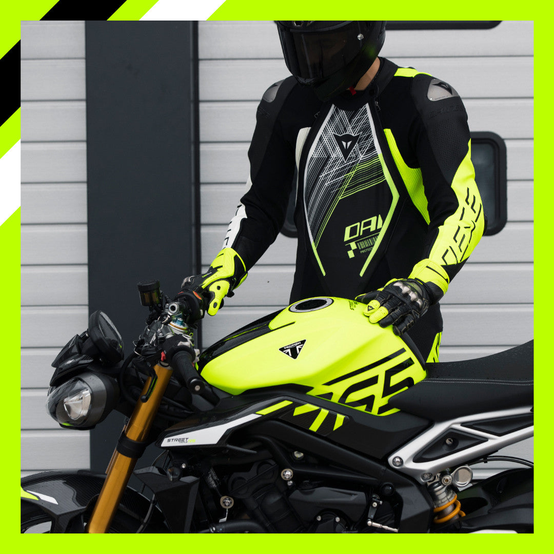 Audax D-ZIP DAINESE D-ZIP MOTURA COMBINAZIONE COMBINAZIONE COMBINAZIONE COMBINAZIONE | Uomini | Giallo nero/neon
