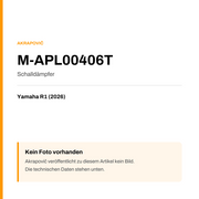 Akrapovic Schalldämpfer Yamaha R1 (26-26) M-APL00406T — Platzhalter, kein Herstellerfoto verfügbar