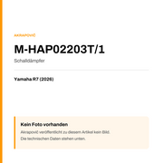 Akrapovic Schalldämpfer Yamaha R7 (26-26) M-HAP02203T/1 — Platzhalter, kein Herstellerfoto verfügbar