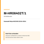 Akrapovic Schalldämpfer Kawasaki Ninja 400 / Z400 (18-24) M-HR06402T/1 — Platzhalter, kein Herstellerfoto verfügbar