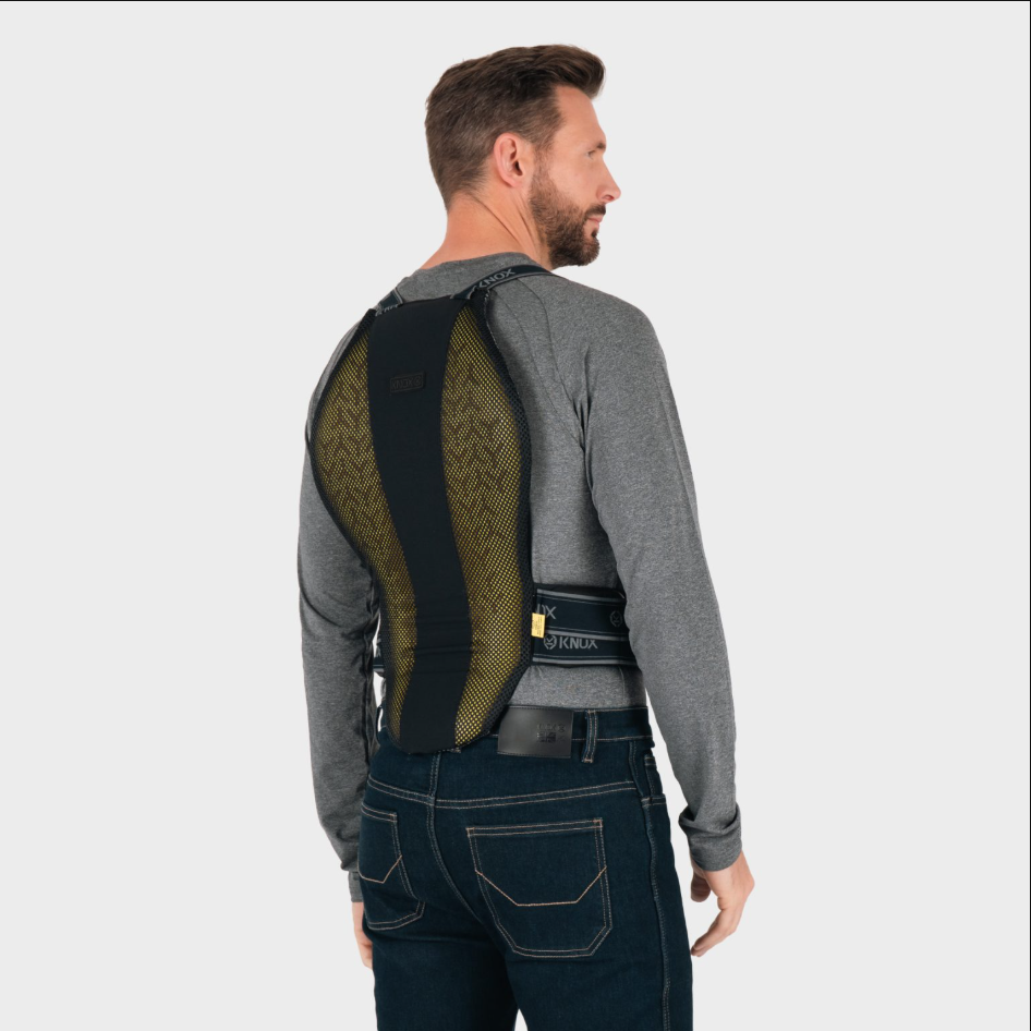 Knox Micro-Lock Air MK2 Protettore schiena | Unisex | Nero | KNXAMLAirV2Back 