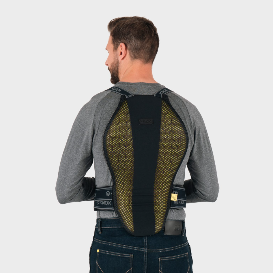 Knox Micro-Lock Air MK2 Protettore schiena | Unisex | Nero | KNXAMLAirV2Back 