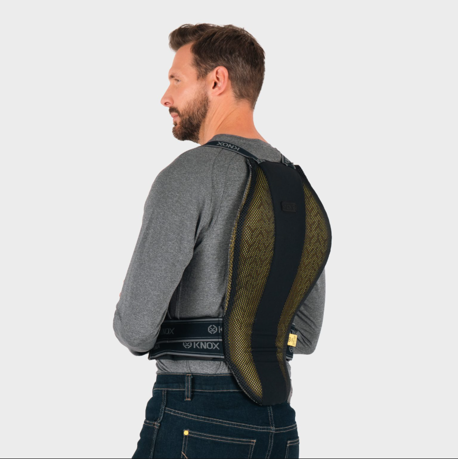 Knox Micro-Lock Air MK2 Protettore schiena | Unisex | Nero | KNXAMLAirV2Back 